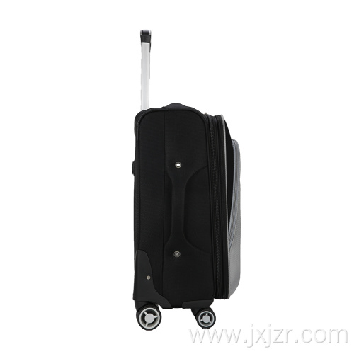 Ultra - muted black Oxford luggage case